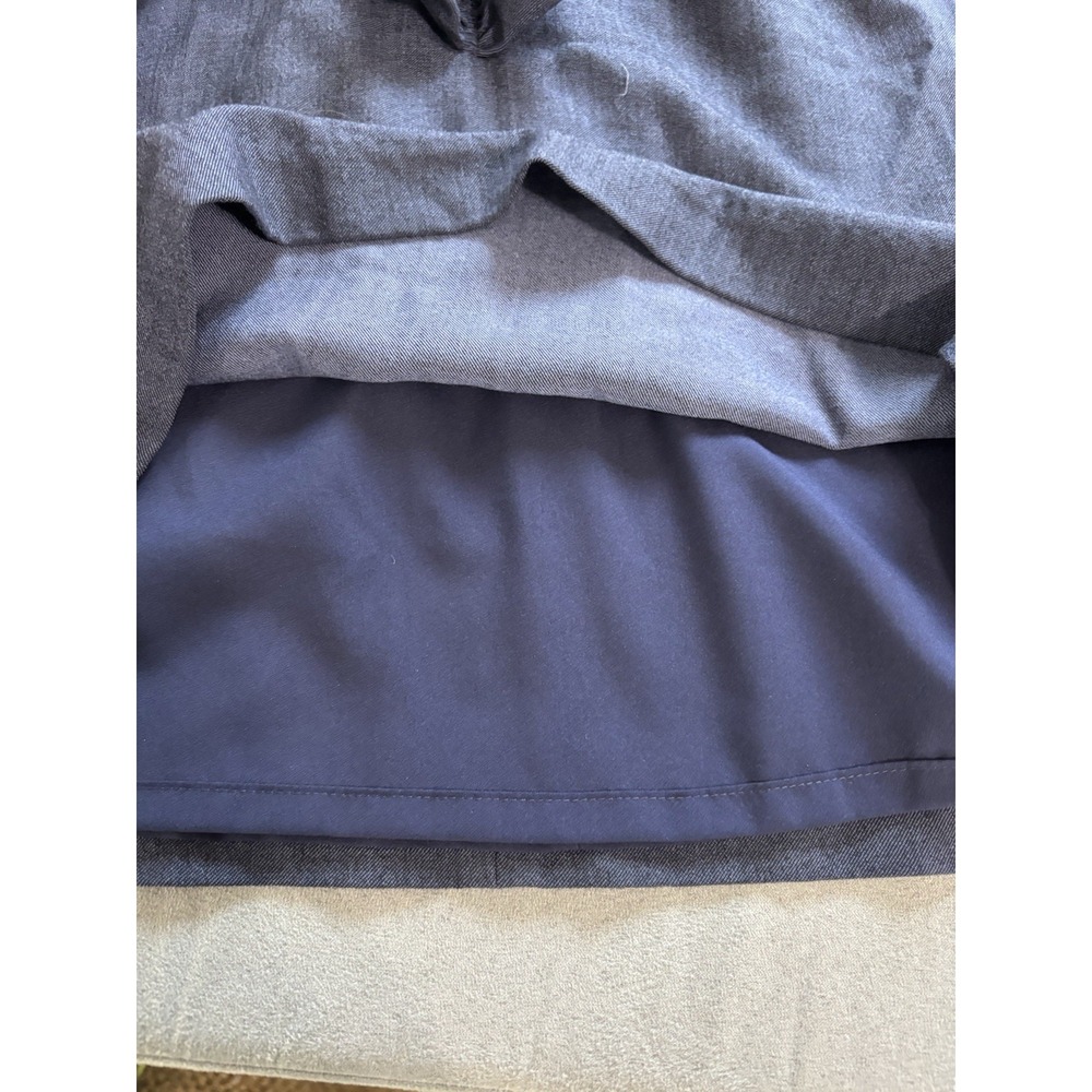 Banana Republic Womens Wool Sleeveless Ruffle-Front Suiting Shell Blouse Sz 4 - Picture 6 of 13